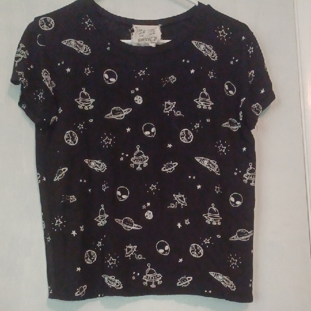 H&M Black Space Adventure Kids Tee